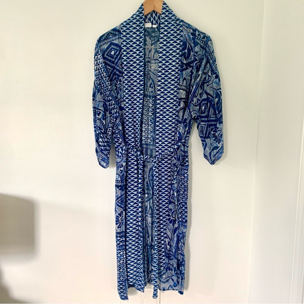 GAP Blue Patterned Kimono